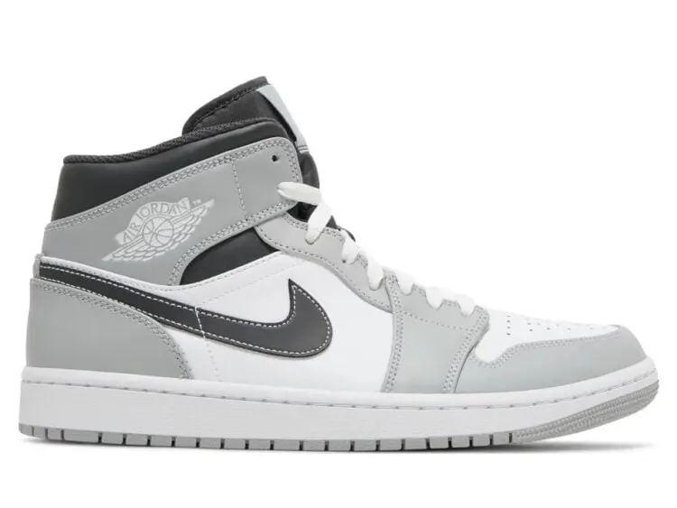 nike air jordan 1 mid light smoke grey anthracite