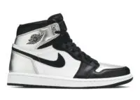 nike air jordan 1 retro high silver toe (w)