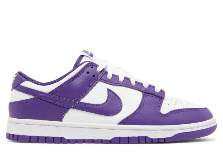 nike dunk low championship court purple