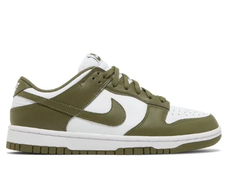 nike dunk low medium olive (w)