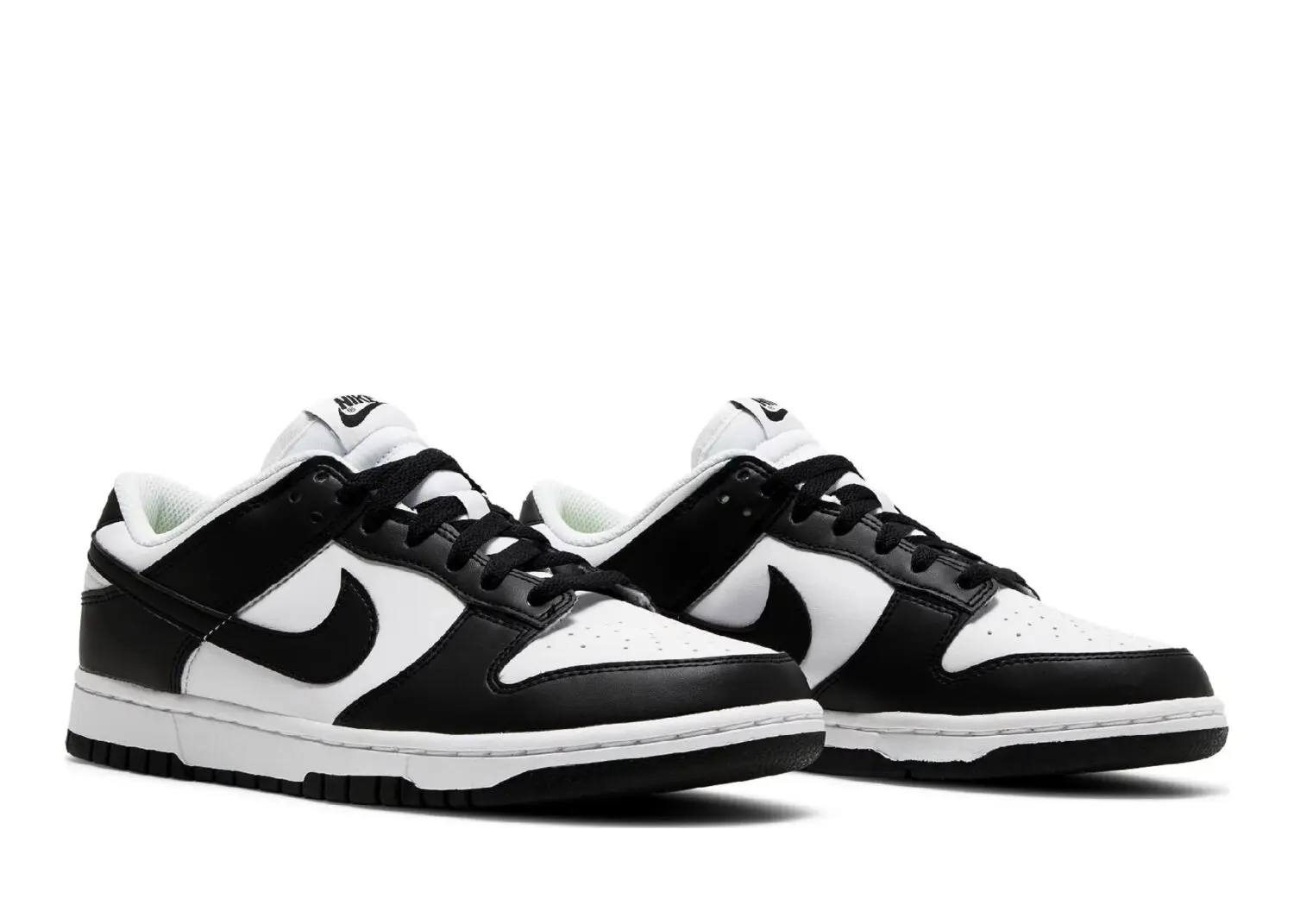 nike dunk low next nature white black (w)5