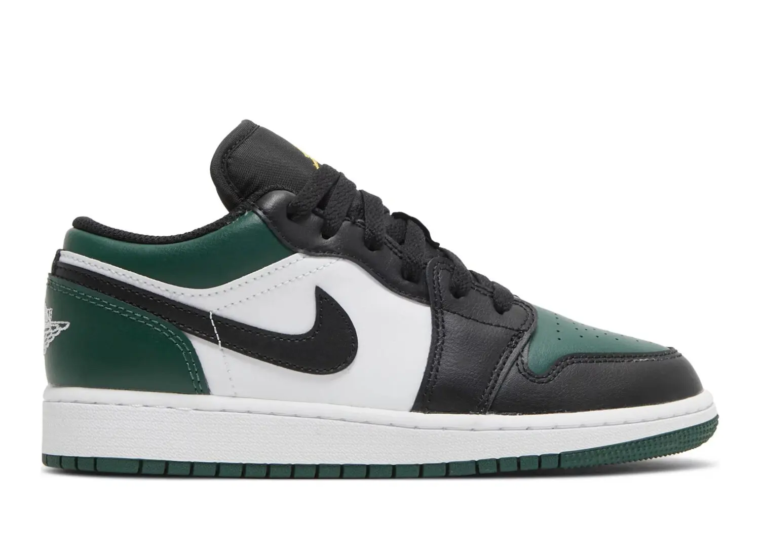 nike air jordan 1 low green toe (gs)