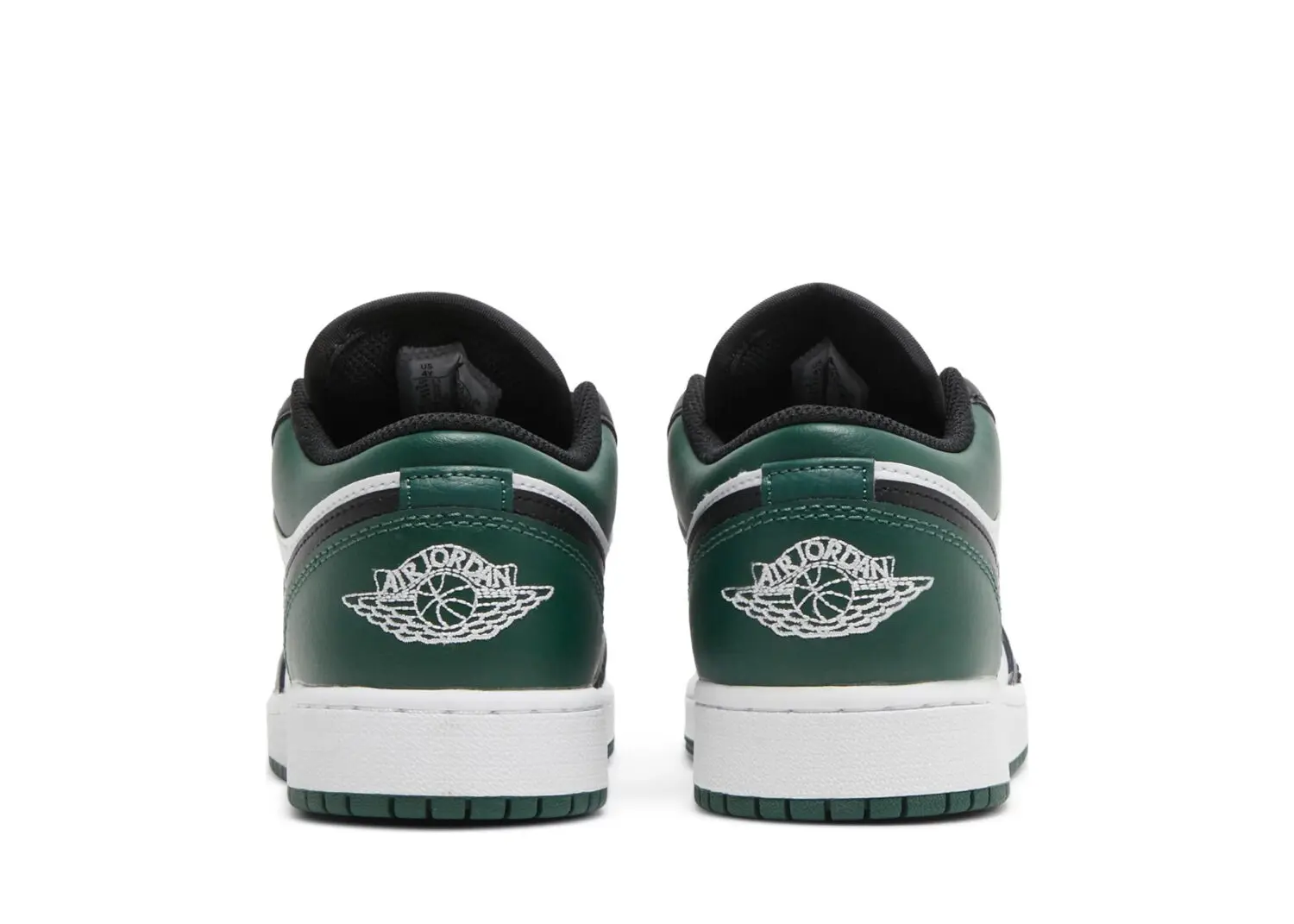 nike air jordan 1 low green toe (gs)3