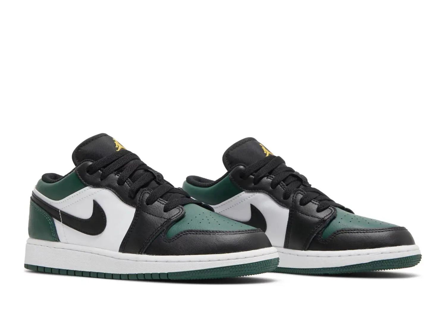 nike air jordan 1 low green toe (gs)5