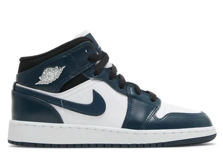 nike air jordan 1 mid armory navy (gs)