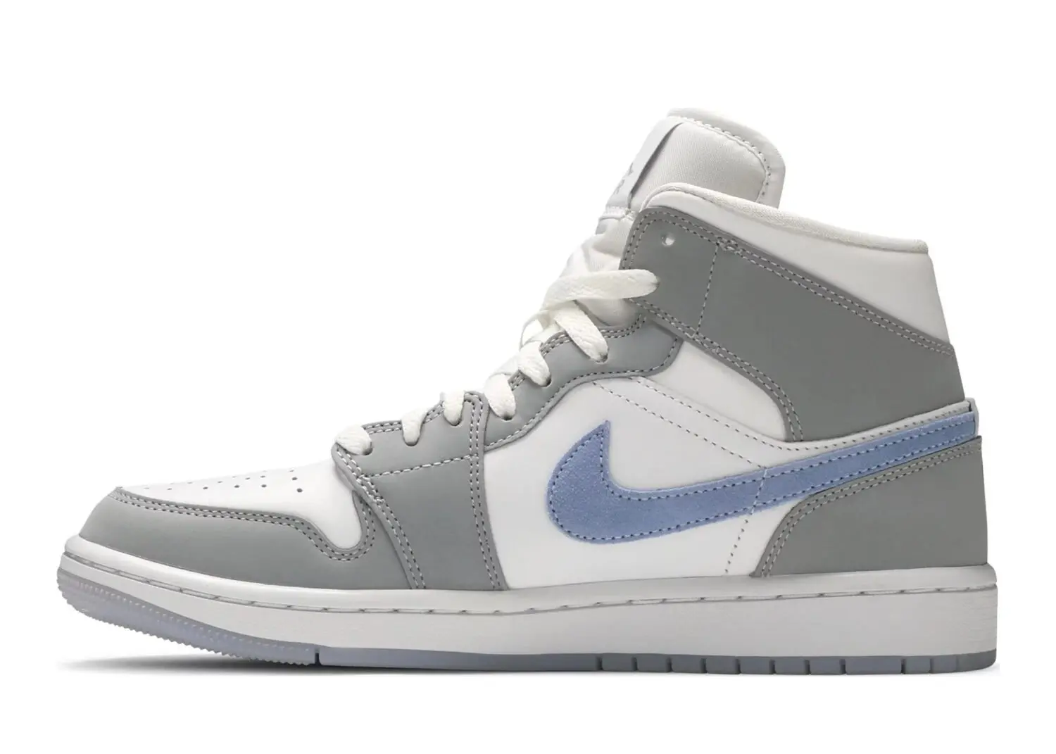 nike air jordan 1 mid grey blue (w)2