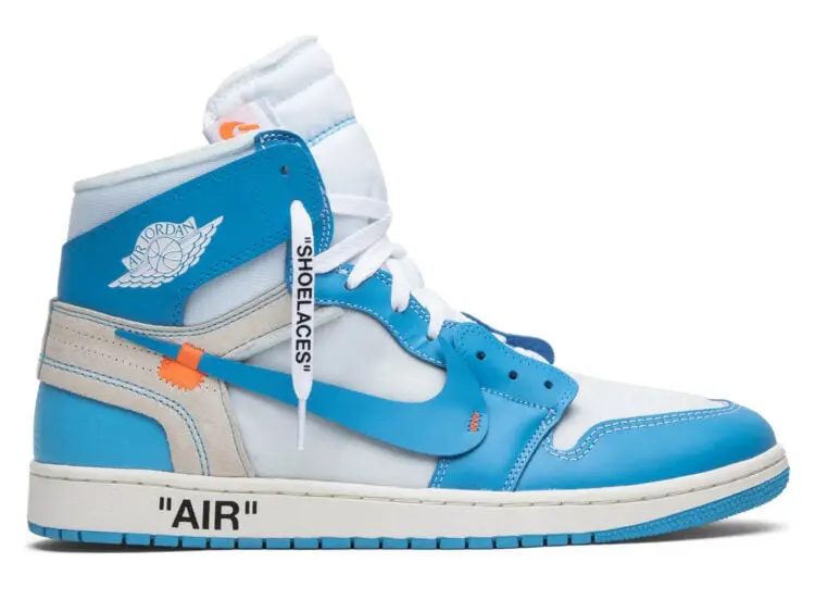 nike air jordan 1 retro high off white university blue