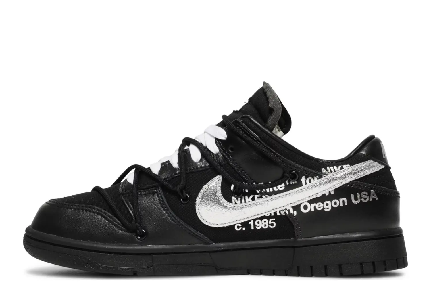 nike dunk low off white lot 502