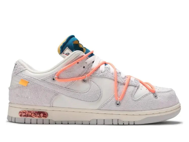 nike dunk low off white lot19