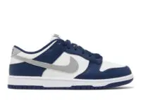 nike dunk low summit white midnight navy