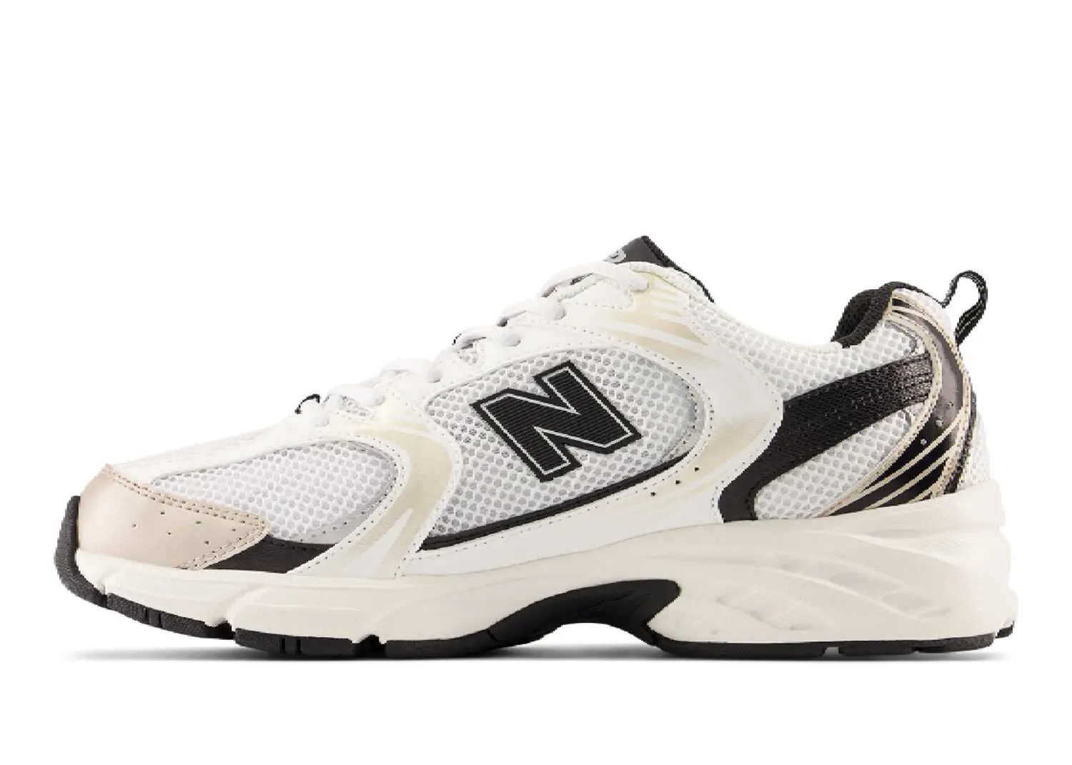 new balance 530 white light gold metallic2