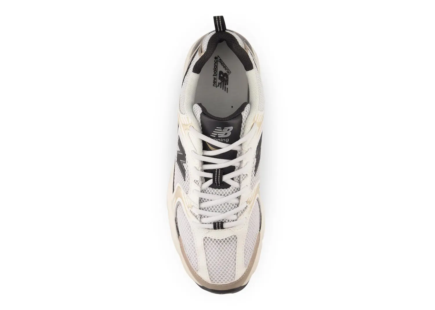 new balance 530 white light gold metallic3