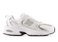 new balance 530 white silver metallic