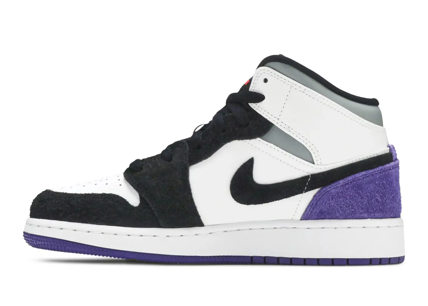 nike air jordan 1 mid se purple (gs)2