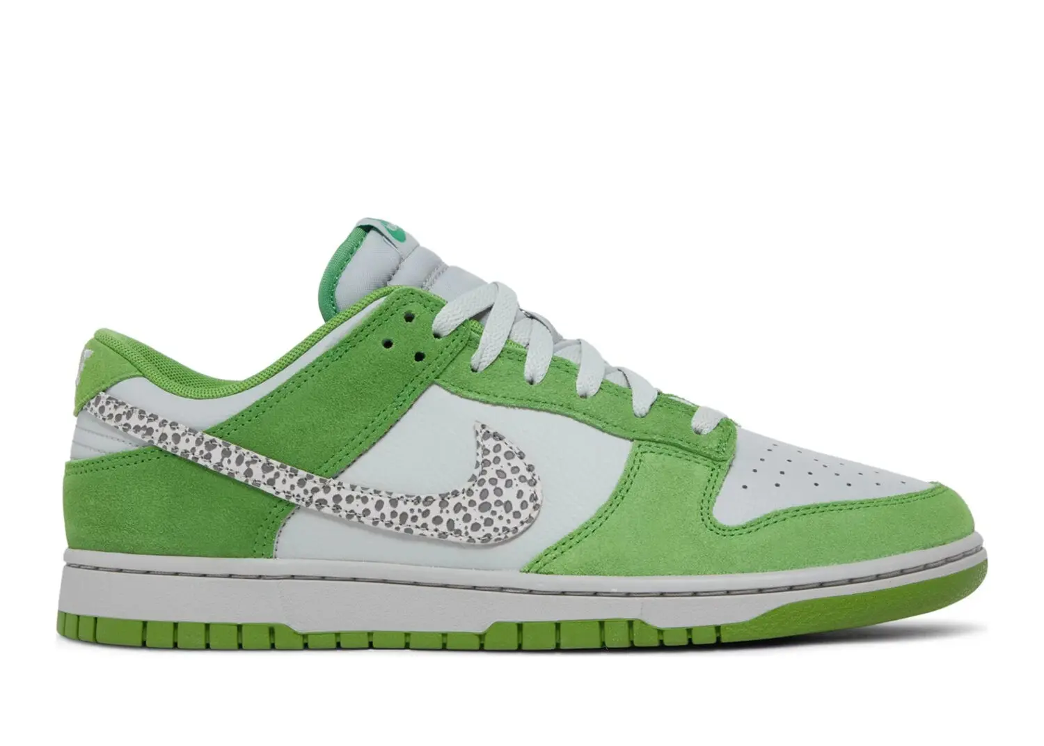 nike dunk low as safari swoosh chlorophyll