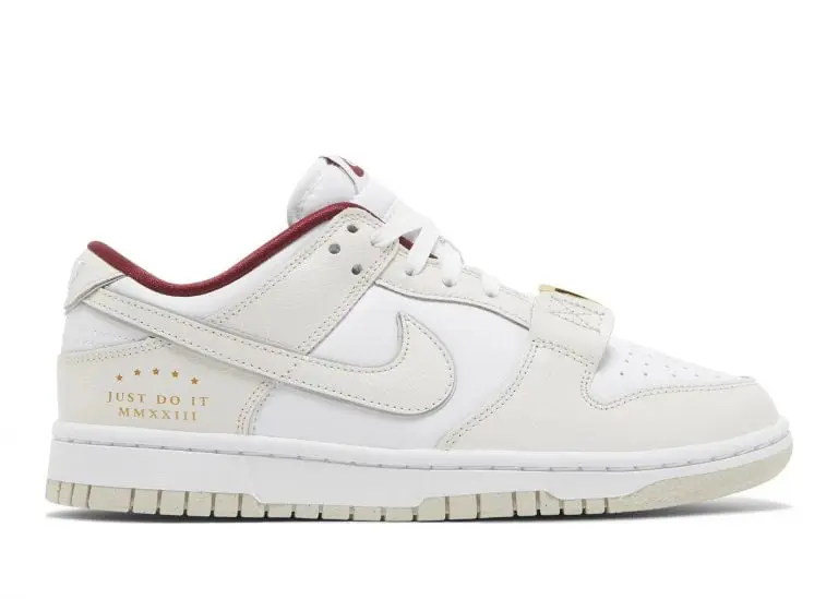 nike dunk low se just do it white phantom (w)