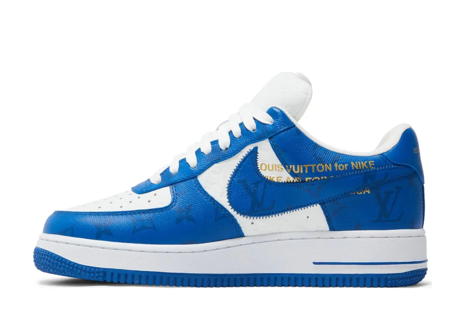 louis vuitton nike air force 1 low white royal2