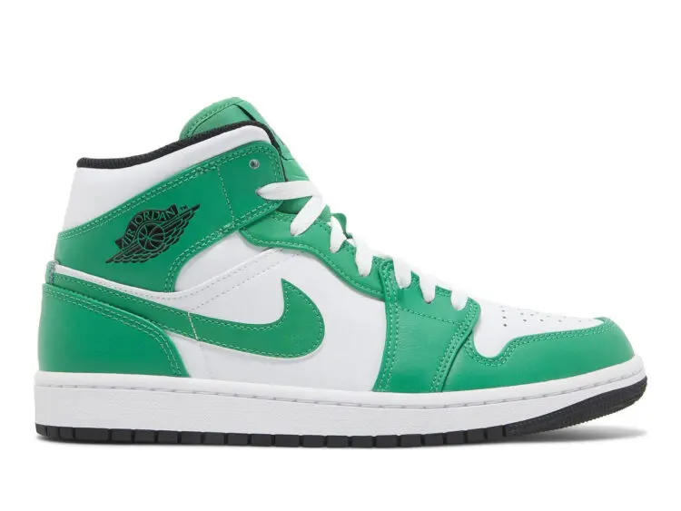 nike air jordan 1 mid lucky green