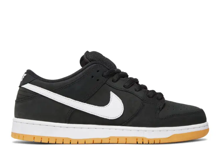 nike sb dunk low pro black gum