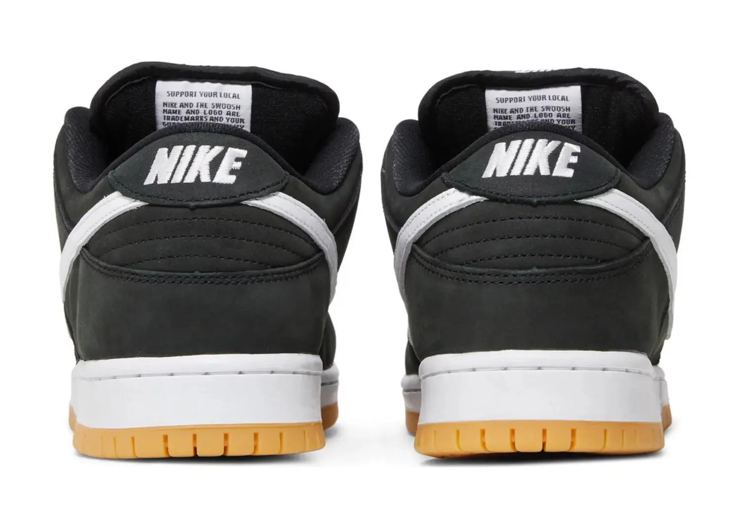 nike sb dunk low pro black gum3