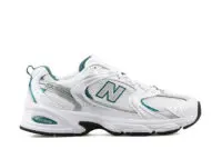 new balance 530 white silver green