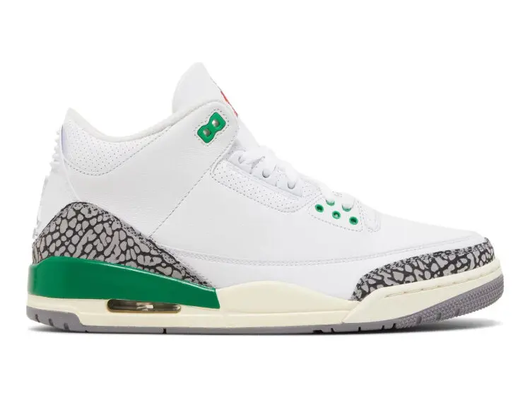 nike air jordan 3 retro lucky green (w)