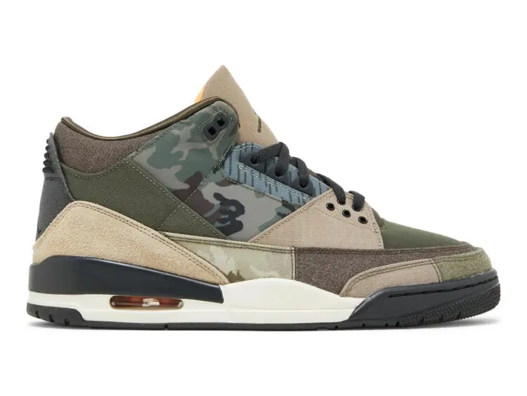 nike air jordan 3 retro patchwork camo