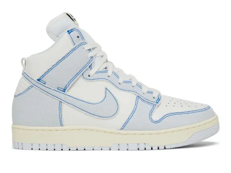 nike dunk high 1985 blue denim