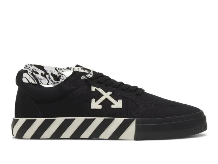 off white vulc low black white arrow
