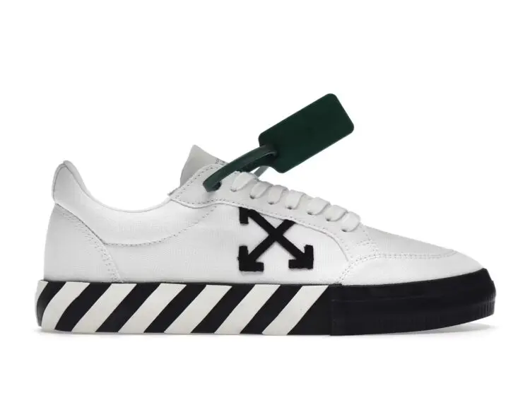off white vulc low canvas white black ss22