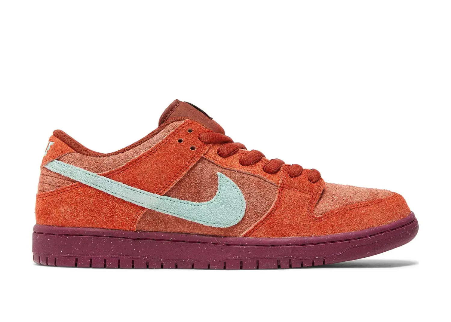 nike sb dunk low mystic red rosewood