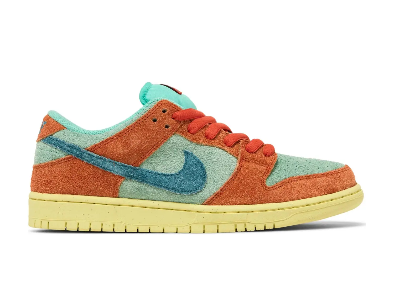 nike sb dunk low orange emerald rise