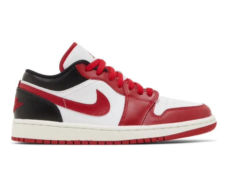 nike air jordan 1 low reverse black toe (w)