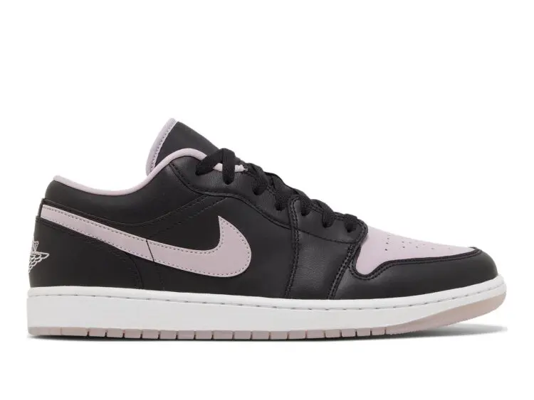 nike air jordan 1 low se black iced lilac