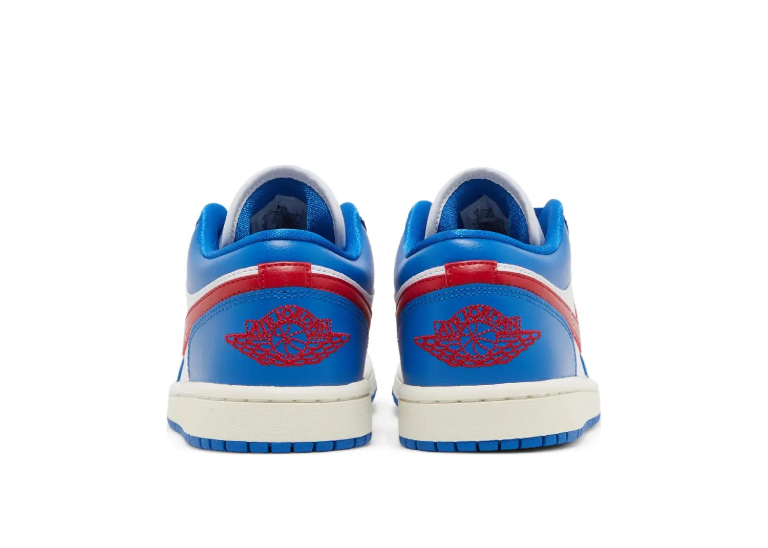 nike air jordan 1 low sport blue gym red (w)3