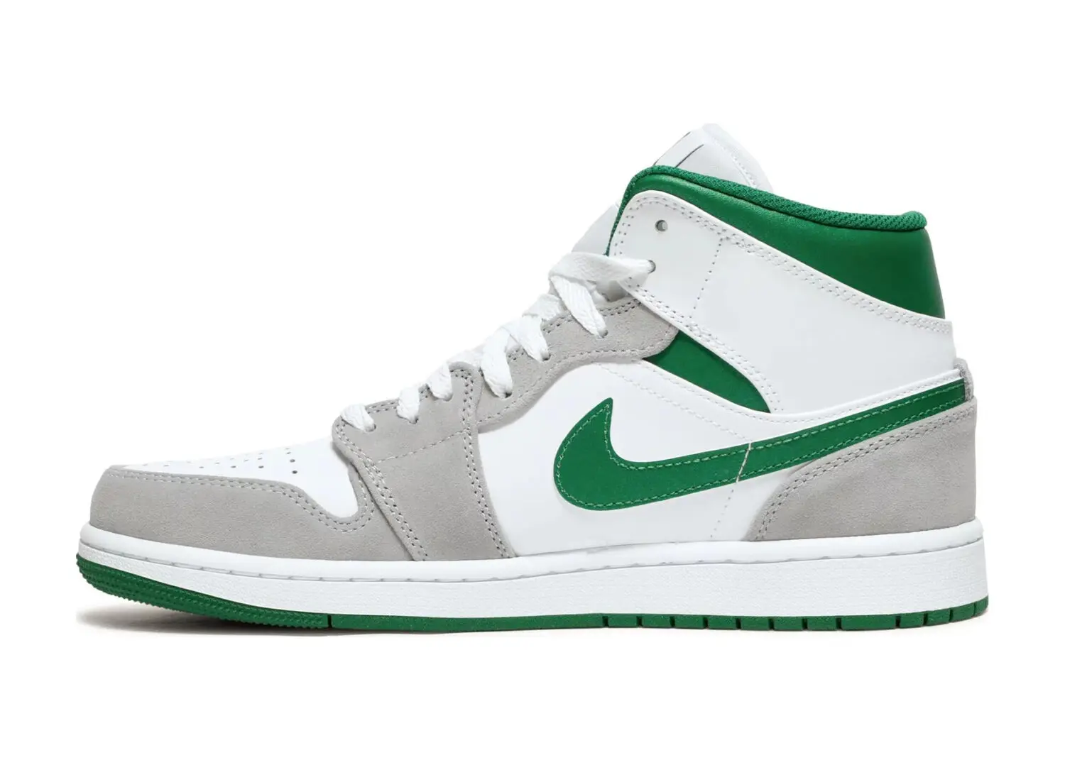 nike air jordan 1 mid se grey green2