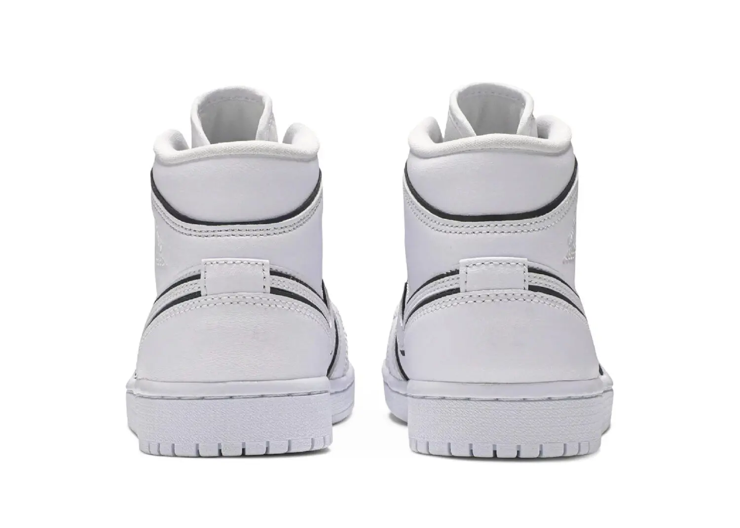 nike air jordan 1 mid iridescent reflective white (w)3