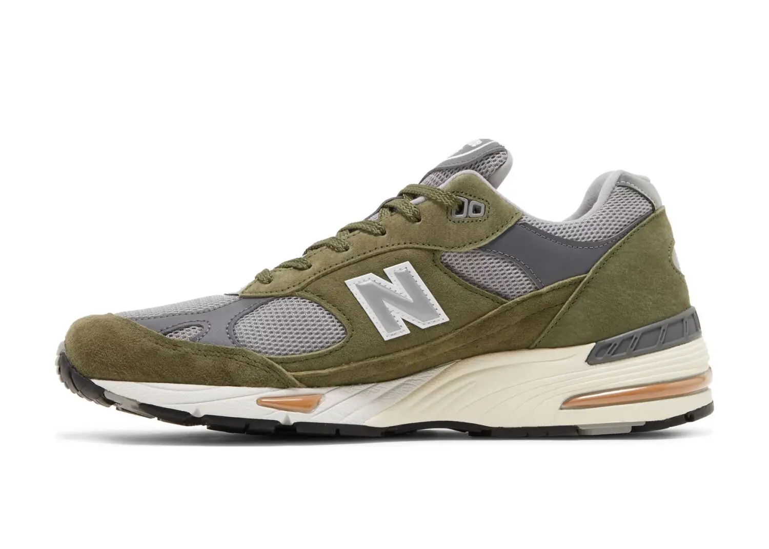 new balance 991 miuk dark green grey tan2