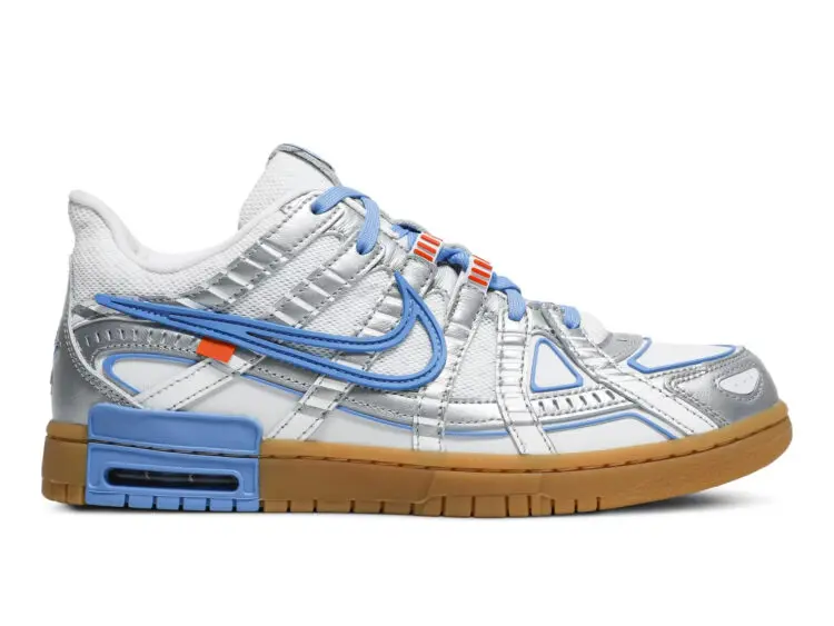 nike air rubber dunk off white unc