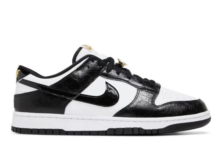 nike dunk low se world champs black white