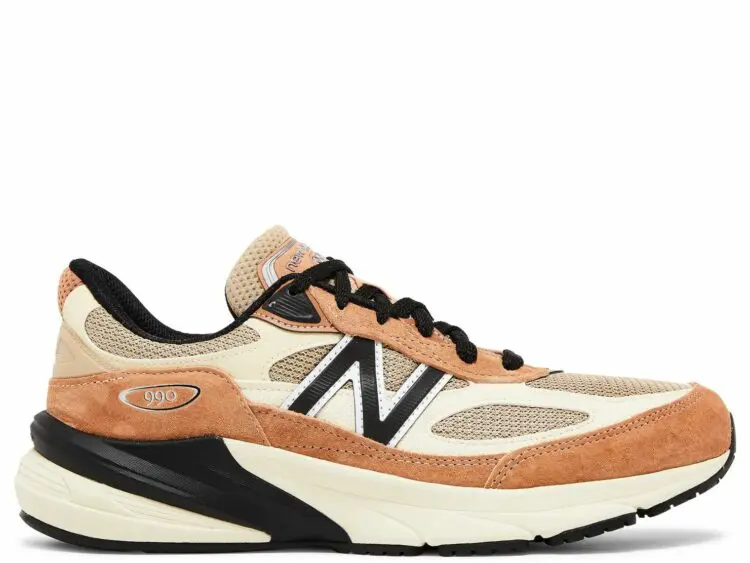 new balance 990v6 miusa teddy santis sepia orange