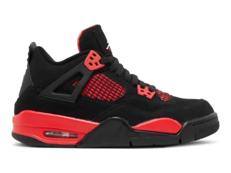 nike air jordan 4 retro red thunder (gs)