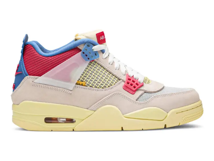 nike air jordan 4 retro union guava ice
