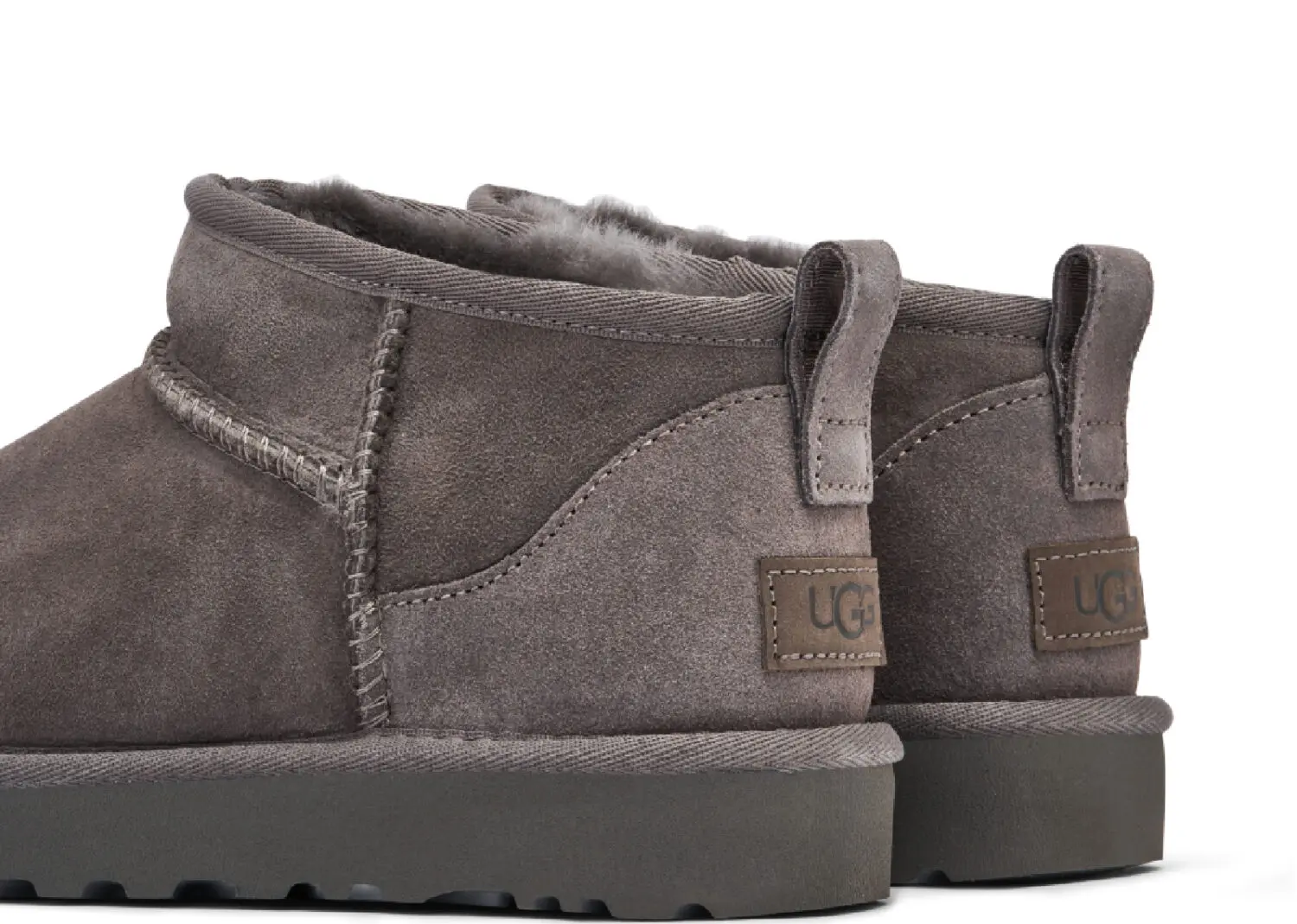 ugg classic ultra mini boot grey (w)