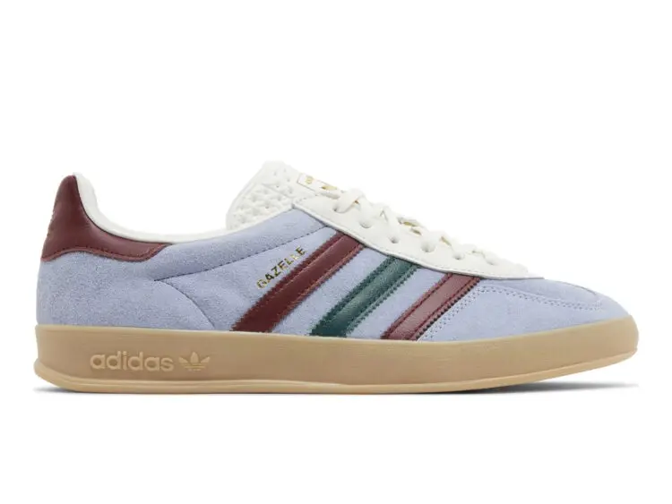 adidas gazelle indoor blue dawn collegiate burgundy