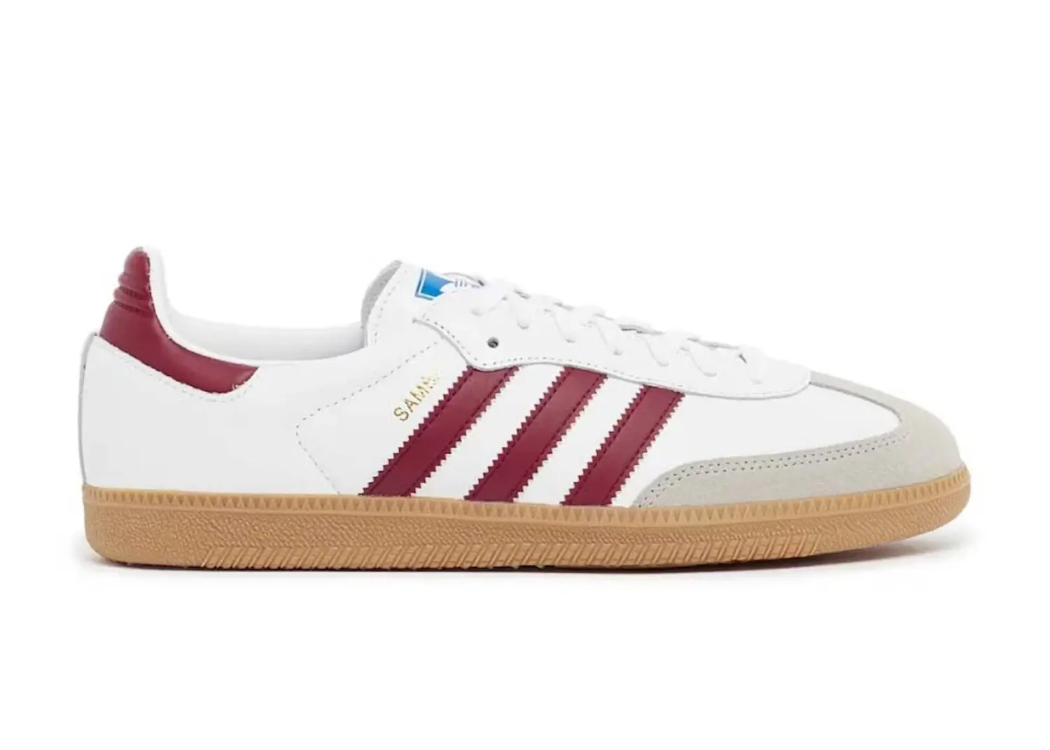 adidas samba og white burgundy gum