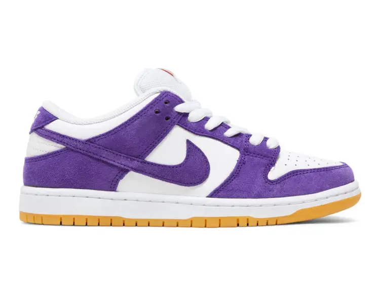 nike sb dunk low pro iso orange label court purple