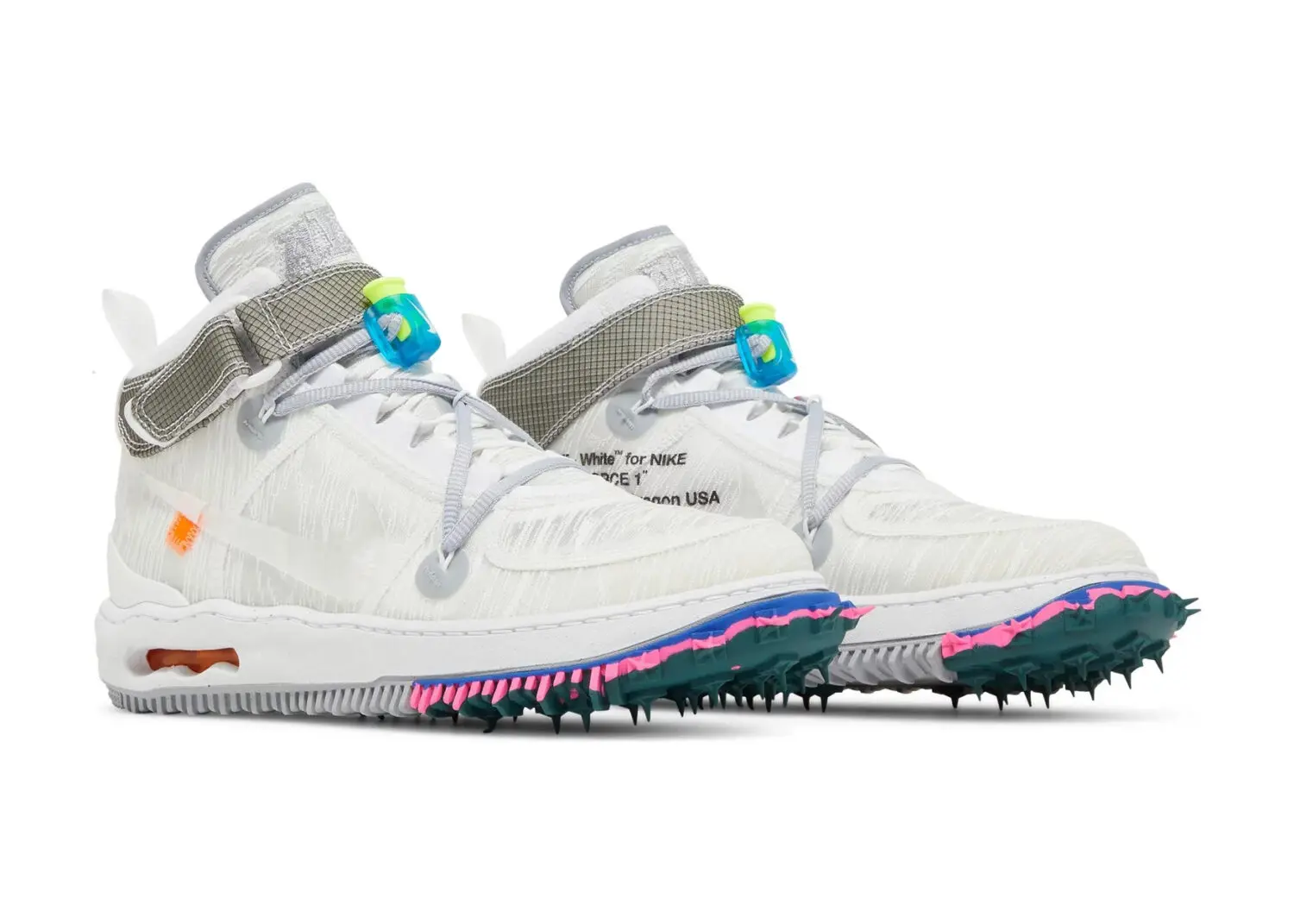nike air force 1 mid off white white5