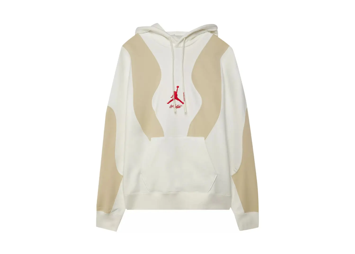 off white x jordan hoodie white 2