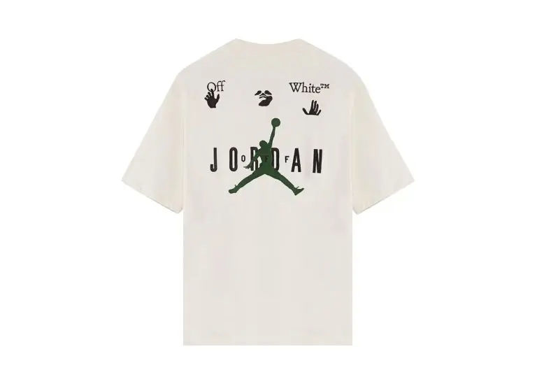 off white x jordan t shirt white